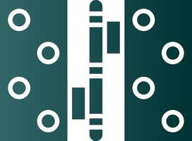 Hinge Glyph Gradient Icon vector