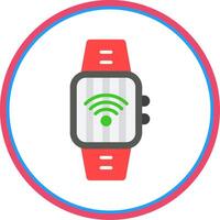 Wi-fi Flat Circle Icon vector