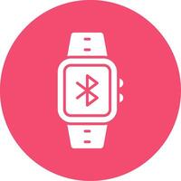 Bluetooth Multi Color Circle Icon vector