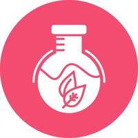 Test Tube Multi Color Circle Icon vector