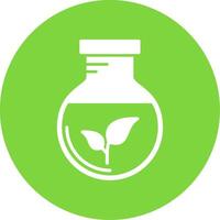 Green Chemistry Multi Color Circle Icon vector