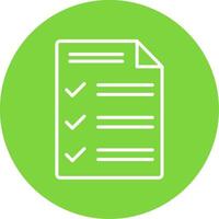 Customs Declaration Multi Color Circle Icon vector