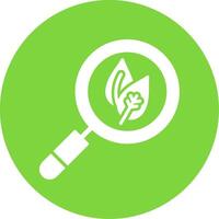 Natural Research Multi Color Circle Icon vector