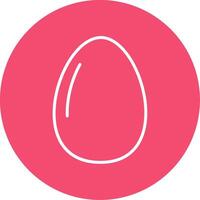 huevo multi color circulo icono vector