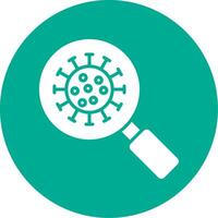 Search Infaction Multi Color Circle Icon vector