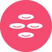 Cell Multi Color Circle Icon vector