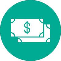 Payment Multi Color Circle Icon vector