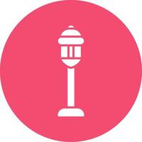 Street Light Multi Color Circle Icon vector