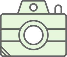 Camera Fillay Icon Design vector