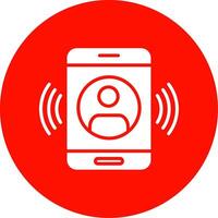 Call Multi Color Circle Icon vector