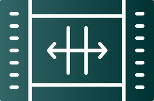 Resize Glyph Gradient Icon vector