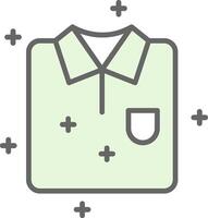 camisa relleno icono diseño vector