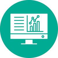Dashboard Multi Color Circle Icon vector