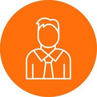 Supervisor Multi Color Circle Icon vector