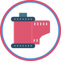 Cartridge Flat Circle Icon vector