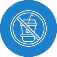 Prohibited Sign Multi Color Circle Icon vector