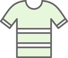 Shirt Fillay Icon Design vector