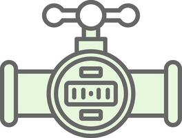 Water Tap Fillay Icon Design vector