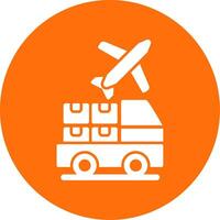 Logistic Service Provider Multi Color Circle Icon vector