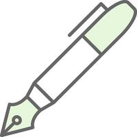 Pen Fillay Icon Design vector