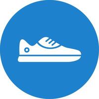 Sneaker Multi Color Circle Icon vector