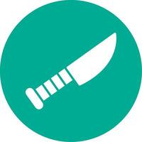 Knife Multi Color Circle Icon vector