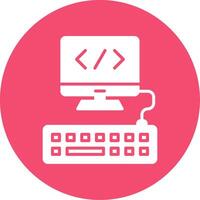 Web Programming Multi Color Circle Icon vector