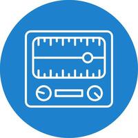 Dial Multi Color Circle Icon vector