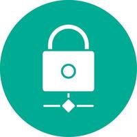 Multikey Security Multi Color Circle Icon vector