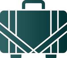 Suitcase Glyph Gradient Icon vector