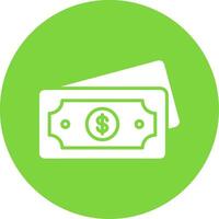 Dollar Multi Color Circle Icon vector