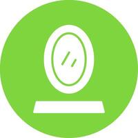 Mirror Multi Color Circle Icon vector