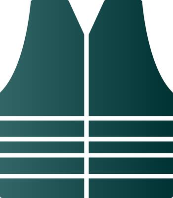 Sleeveless Glyph Gradient Icon