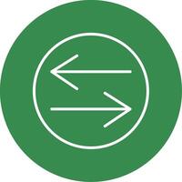Swap Multi Color Circle Icon vector