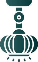 Lamp Glyph Gradient Icon vector