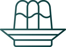 Jelly Line Gradient Icon vector