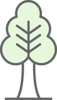 Tree Fillay Icon Design vector