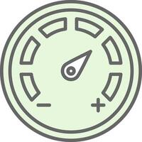 Gauges Dial Fillay Icon Design vector