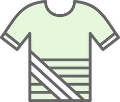 Shirt Fillay Icon Design vector