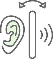 Ear Fillay Icon Design vector