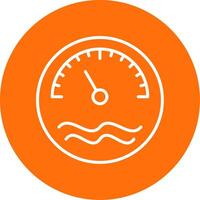 Thermometer Multi Color Circle Icon vector