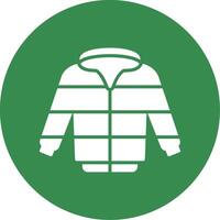 Jacket Multi Color Circle Icon vector