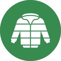 Jacket Multi Color Circle Icon vector