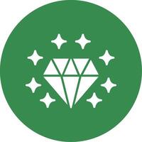 Gemstone Multi Color Circle Icon vector