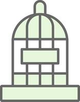 Cage Fillay Icon Design vector