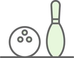 Bowling Fillay Icon Design vector