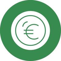 Euro Multi Color Circle Icon vector