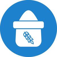 Flour Multi Color Circle Icon vector