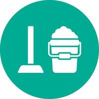 Housekeeping Multi Color Circle Icon vector