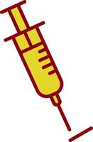 Syringe Vintage Icon Design vector